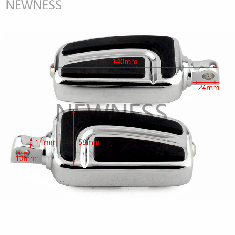 Motorkerékpár 1,25"-es, állítható, autópályás ütközőrúd-bilincs motorvédő lábtartók rögzítőkészletek Harley Sportster Touring Dyna XL 883-hoz