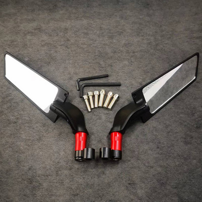 Nové 8-farebné otočné skladacie univerzálne spätné zrkadlo pre motocykel s pevným krídlom pre Kawasaki Z1000 Z900 Z800 Z750 Z650 Z400