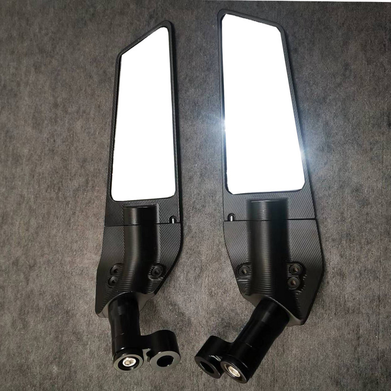Nové 8-farebné otočné skladacie univerzálne spätné zrkadlo pre motocykel s pevným krídlom pre Kawasaki Z1000 Z900 Z800 Z750 Z650 Z400