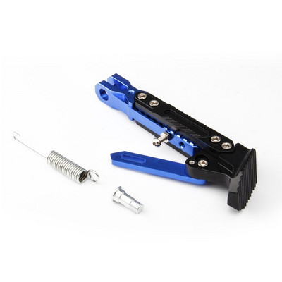 Motorkerékpár állvány CNC alumínium, hat fokozatban állítható magasságú oldalsó állvány Állítható magas tartású, módosított robogó oldalsó állvány