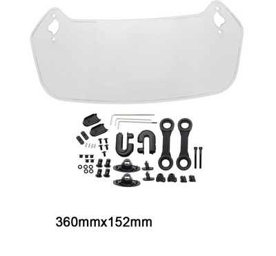 Tartós motorkerékpár állítható kapocs a szélvédőn hosszabbító légterelő szélvédő terelő BMW Honda Suzuki Yamaha Kawasaki