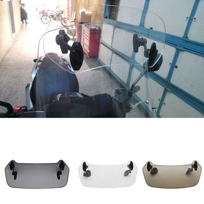 Odolný nastaviteľný klip na čelné sklo motocykla, predĺženie spojlera, deflektor čelného skla pre BMW, Honda, Suzuki, Yamaha, Kawasaki