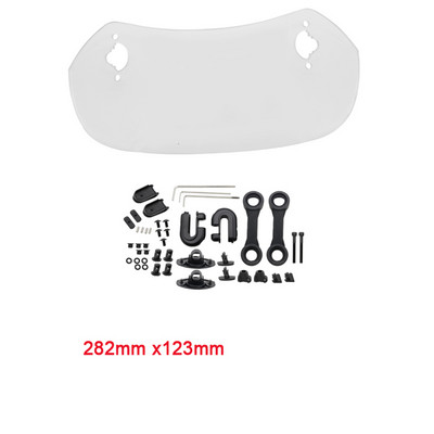 Tartós motorkerékpár állítható kapocs a szélvédőn hosszabbító légterelő szélvédő terelő BMW Honda Suzuki Yamaha Kawasaki