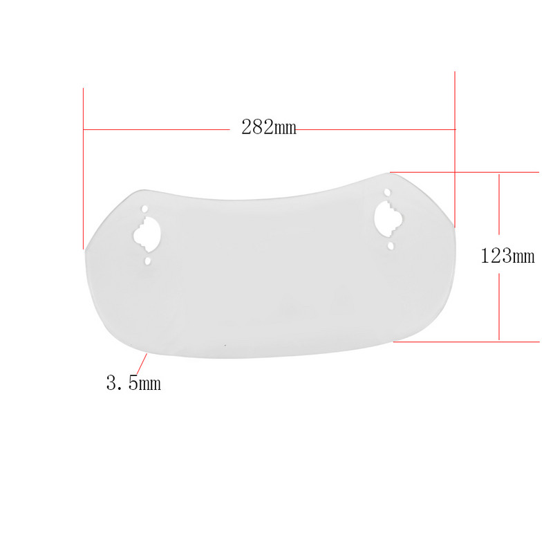 Tartós motorkerékpár állítható kapocs a szélvédőn hosszabbító légterelő szélvédő terelő BMW Honda Suzuki Yamaha Kawasaki