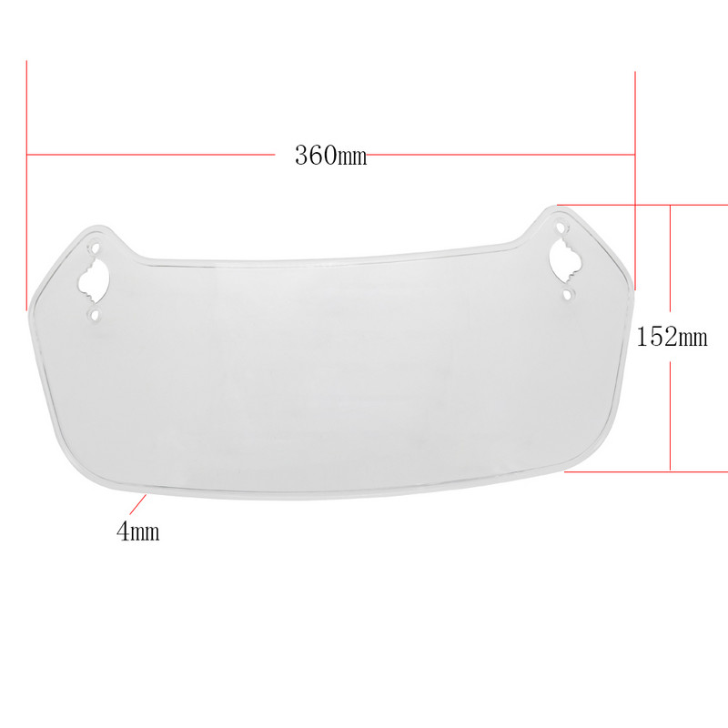 Tartós motorkerékpár állítható kapocs a szélvédőn hosszabbító légterelő szélvédő terelő BMW Honda Suzuki Yamaha Kawasaki