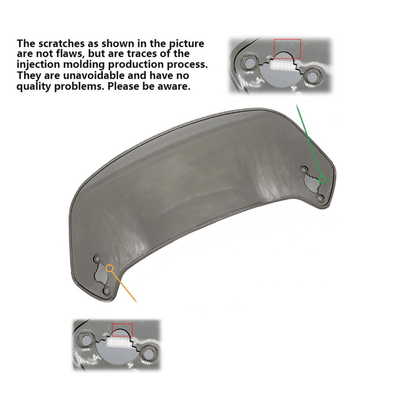 Tartós motorkerékpár állítható kapocs a szélvédőn hosszabbító légterelő szélvédő terelő BMW Honda Suzuki Yamaha Kawasaki