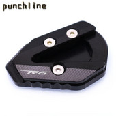 Se potrivește pentru YZF-R6 YZF R6 R 6 2017-2020 Accesorii pentru motociclete Kickstand Suport lateral Extensie suport de mărire