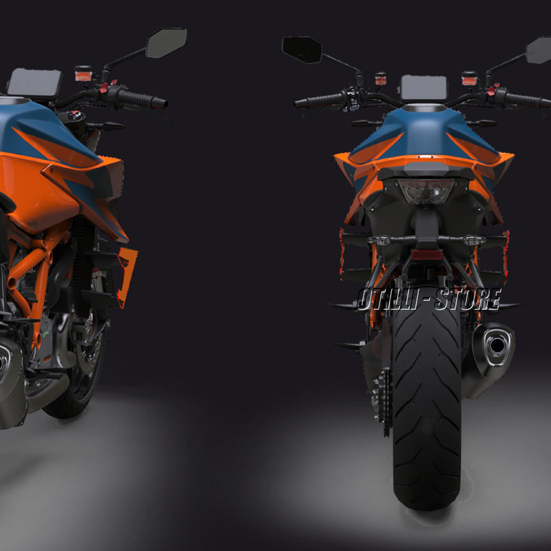 Nové bočné prítlaky, nahé spojlery, pevné krídelká, kapotáž, krídla, príslušenstvo pre motocykle 1290 Superduke SUPERDUKE R 2021 2020