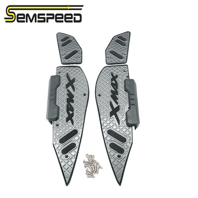 SEMSPEED XMAX Modifikované CNC motocyklové opierky nôh, podložky pod pedále, chrániče nôh pre Yamaha XMAX 250 300 400 2017-2018 2019 2020