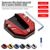 Extensor universal pentru suport pentru bicicletă pentru motociclete Suport lateral pentru picior Extensie pentru suport pentru picior Placă de suport Accesorii pentru motociclete 5 culori
