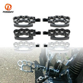 2 db Motorkerékpár lábtartó CNC alumínium padlólap vezérlő lábcsapok Harley Davidson Touring Softail Dyna Sportster Road Kinghez