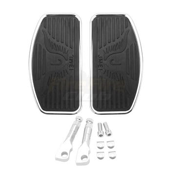 Мотоциклет Floorboard Rider Footboard Footpegs Педал Стойка за крака за Harley Touring Electra Glide Road King Street Glide 1996-2021