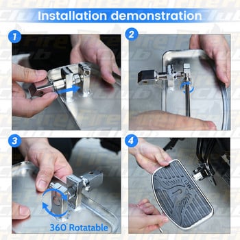 Μοτοσικλέτα Floorboard Rider Footboard Pedal Footmbegs για Harley Touring Electra Glide Road King Street Glide 1996-2021