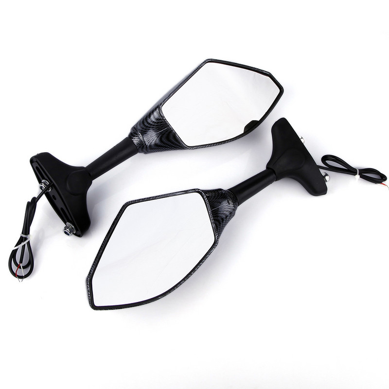 1 pár LED-es irányjelző motorkerékpár hátsó visszapillantó tükrök Suzuki Hayabusa sv650s/1000s gsx750f MT Suzuki TL1000S RF900R típushoz