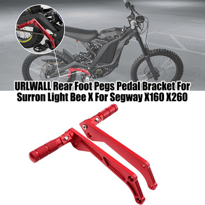 Zadné stupačky, držiak pedálov pre Segway X160 X260 pre Surron SUR-RON Light Bee X