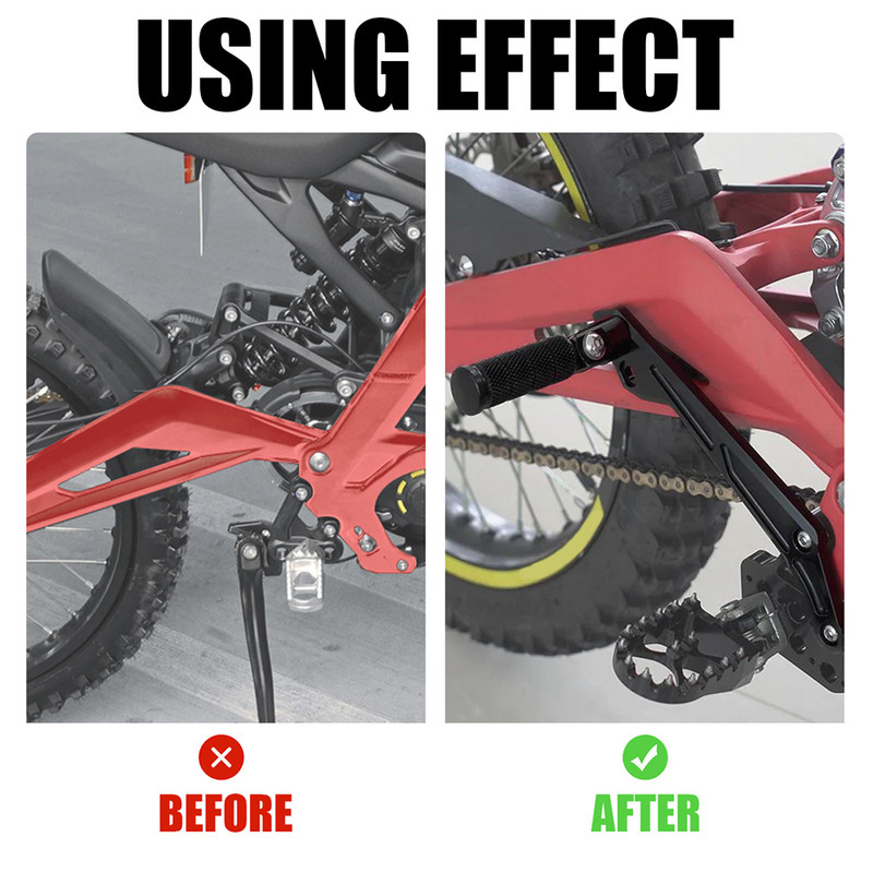 Zadné stupačky, držiak pedálov pre Segway X160 X260 pre Surron SUR-RON Light Bee X