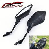 SPEEDWOW 8MM 10MM Motorkerékpár Visszapillantó Tükrök Scooter E-Bike Visszapillantó Tükrök Tükör univerzális Honda Suzuki Yamaha Kawasaki
