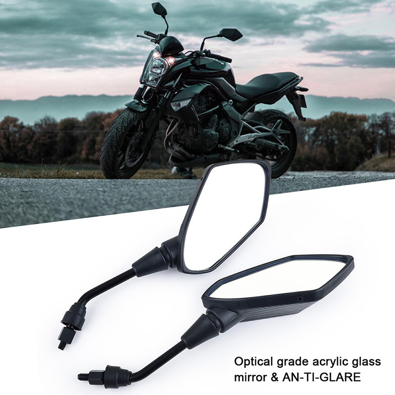 SPEEDWOW 8MM 10MM Motorkerékpár Visszapillantó Tükrök Scooter E-Bike Visszapillantó Tükrök Tükör univerzális Honda Suzuki Yamaha Kawasaki