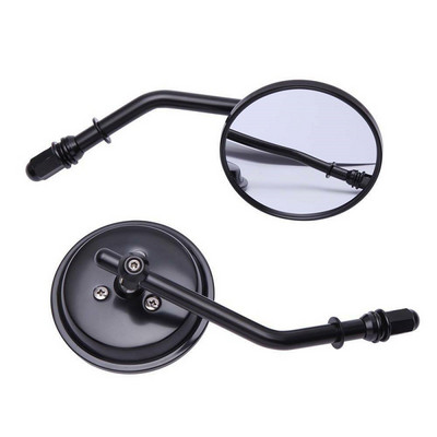 Oglinzi retrovizoare rotunde pentru Harley Cruiser Touring Chopper Bobber Cafe Racer