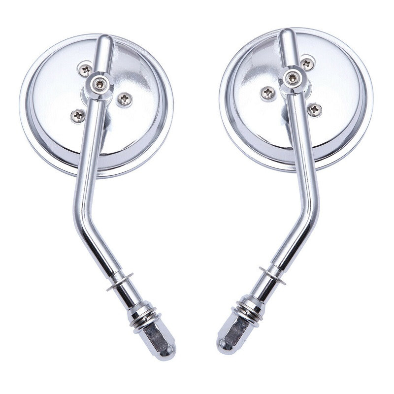 Oglinzi retrovizoare rotunde pentru Harley Cruiser Touring Chopper Bobber Cafe Racer