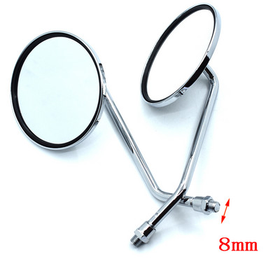 Univerzálne zadné bočné zrkadlá na motocykel 10 mm spätné zrkadlo na motocykel pre Kawasaki ZZR600 ZX6R ZX636R ZX6RR ZX9R ZX10R Z1000