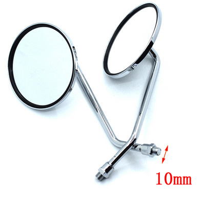 Univerzálne zadné bočné zrkadlá na motocykel 10 mm spätné zrkadlo na motocykel pre Kawasaki ZZR600 ZX6R ZX636R ZX6RR ZX9R ZX10R Z1000