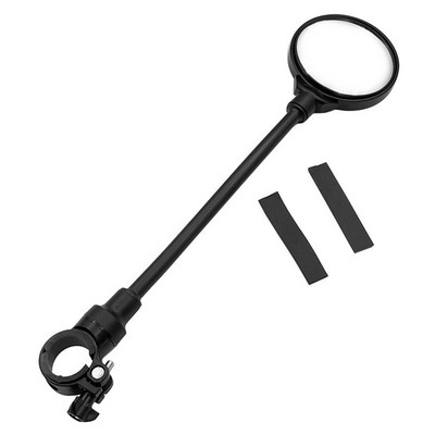 Hosszú kerékpáros visszapillantó kormány tükrök 360°-ban hegyi országúti kerékpárokhoz, motorkerékpárokhoz, hajlítható tömlőhöz állítható visszapillantó tükör