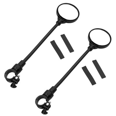 Hosszú kerékpáros visszapillantó kormány tükrök 360°-ban hegyi országúti kerékpárokhoz, motorkerékpárokhoz, hajlítható tömlőhöz állítható visszapillantó tükör