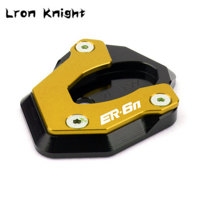 Pre KAWASAKI ER-6N ER6N ER 6N ER-6F ER6F ER 6F 2012-2016 2015 Motocykel CNC Kickstand Predlžovacia podložka pre bočný stojan