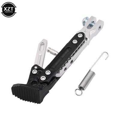 Univerzálny nastaviteľný CNC kovový držiak na nohy motocykla, bočný držiak na kopačky, odolný držiak odolný voči korózii, stojan na motocykel