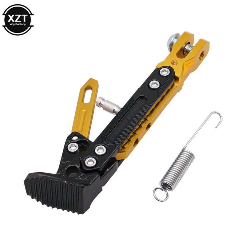 Univerzálny nastaviteľný CNC kovový držiak na nohy motocykla, bočný držiak na kopačky, odolný držiak odolný voči korózii, stojan na motocykel