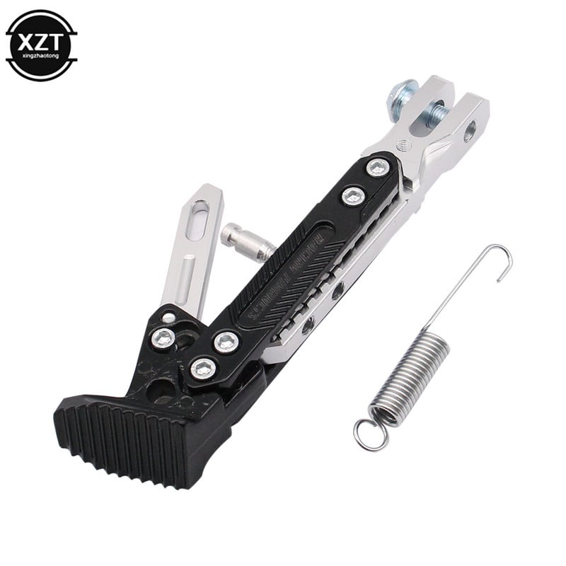 Univerzálny nastaviteľný CNC kovový držiak na nohy motocykla, bočný držiak na kopačky, odolný držiak odolný voči korózii, stojan na motocykel