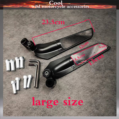 BMW S1000R F900R F900XR C400X C400GT G310R G310GS motorkerékpárhoz fix szélszárnyú versenyképes visszapillantó tükör tolató tükör