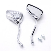 Oglinzi retrovizoare pentru motociclete universale pentru motociclete 8mm 10mm Oglinzi laterale negre pentru Honda Suzuki Yamaha Kawasaki Scooter KTM Ducati