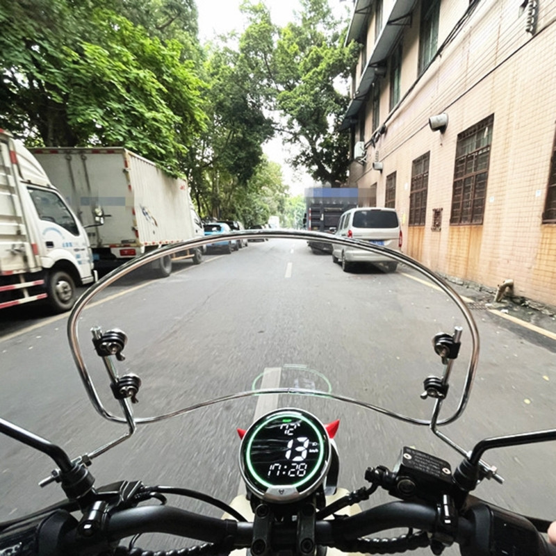 1 sada univerzálneho čelného skla na motocykel, deflektora vetra, čelného skla na retro motocykel, skúter, deflektora vetra