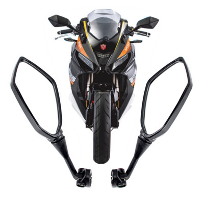Karbónové motocyklové zrkadlo, pretekárske motocykle, športové spätné zrkadlá, puzdro na Kawasaki, Yamaha, Suzuki, Honda