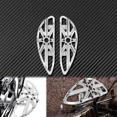 Kolíky na nohy pre motocykle, podlahové dosky, stúpačky pre spolujazdca, pedál, čierne/chrómové pre Harley Touring Dyna Softail Electra Glide FLHT