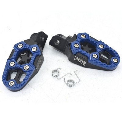 Motorkerékpár lábtámasz Offroad motorkerékpár Motorcross lábtartók pedálok alumínium ötvözet módosításhoz Cool stílus, jó minőség