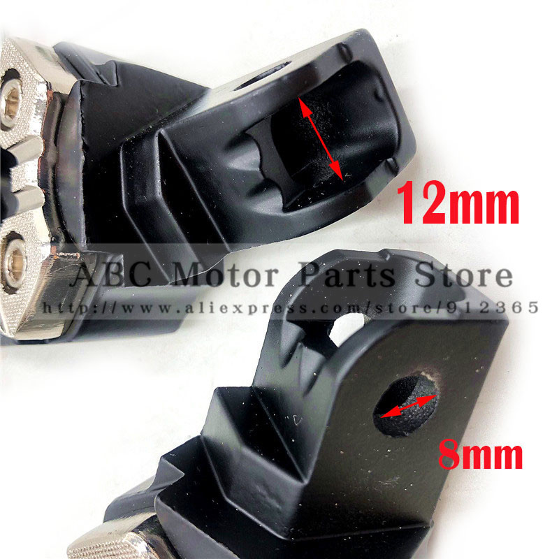 Motorkerékpár lábtámasz Offroad motorkerékpár Motorcross lábtartók pedálok alumínium ötvözet módosításhoz Cool stílus, jó minőség