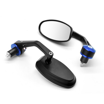 Motorkerékpár tükör fehér üveg kormányrúd vége visszapillantó oldalsó tükör KAWASAKI Z900 Z650 Z800 NINJA 250 300R 300 Z250 Z300 250R-hez