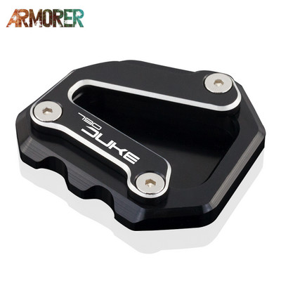 Motorkerékpár CNC alumínium kickstand oldalsó állvány hosszabbító betét tartólemez a KTM 790DUKE duke790 790 duke 2018-2019 2020 790Duke számára