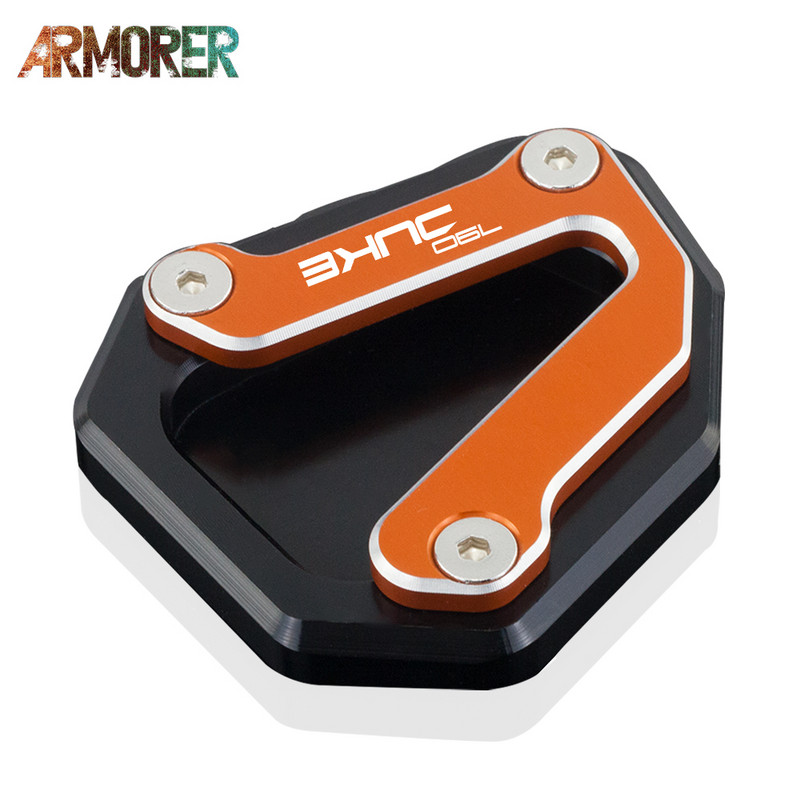 Motorkerékpár CNC alumínium kickstand oldalsó állvány hosszabbító betét tartólemez a KTM 790DUKE duke790 790 duke 2018-2019 2020 790Duke számára