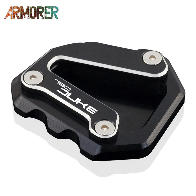 Motorkerékpár CNC alumínium kickstand oldalsó állvány hosszabbító betét tartólemez a KTM 790DUKE duke790 790 duke 2018-2019 2020 790Duke számára