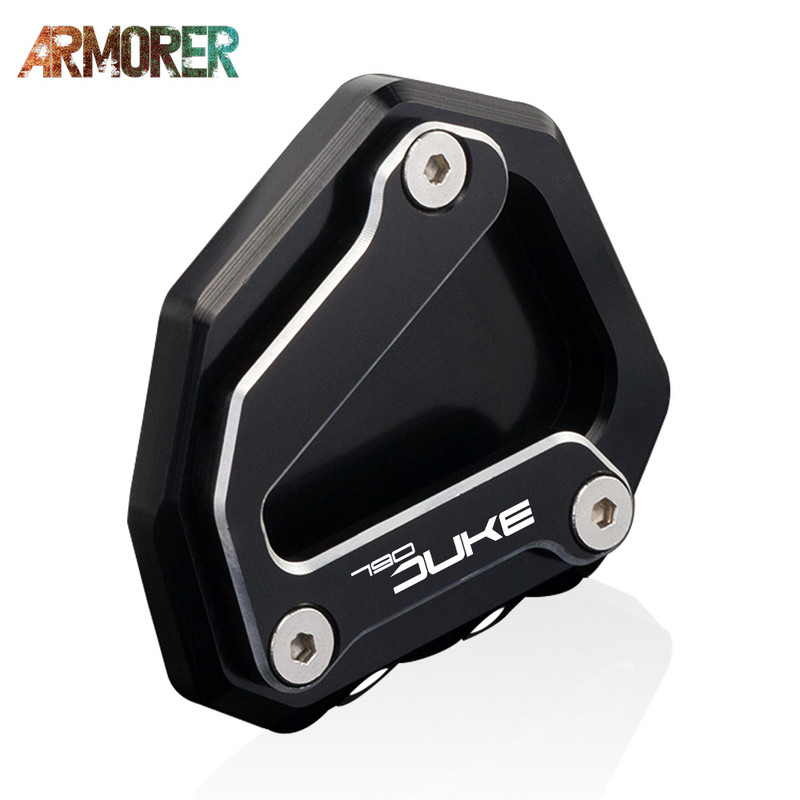 Motorkerékpár CNC alumínium kickstand oldalsó állvány hosszabbító betét tartólemez a KTM 790DUKE duke790 790 duke 2018-2019 2020 790Duke számára
