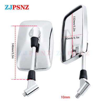 10MM skrutky na riadidlá spätného zrkadla pre motocykel, bočné zrkadlá, pokovovanie spätných zrkadiel, pretekárske skútre, elektrický bicykel, štvorkolka