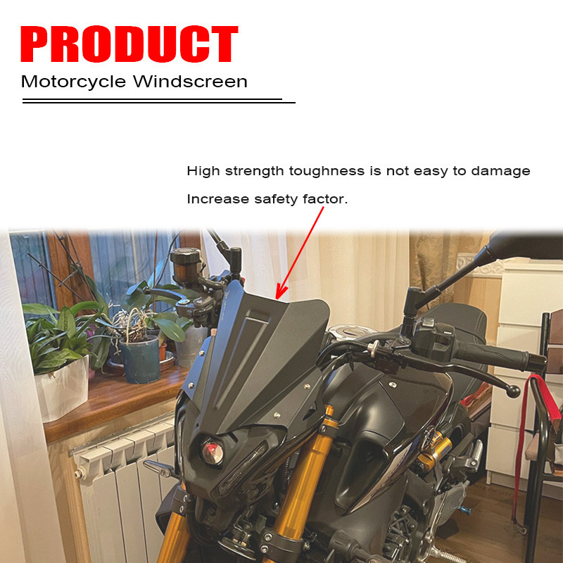 2022 MT09 szélvédő szélvédő alumínium szélvédő terelő motorkerékpár tartozékok YAMAHA MT-09 MT 09 MT - 09 2021-hez