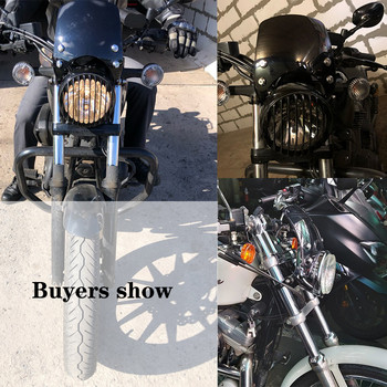 За Indian Scout 2015-2020 2018 2019 Scout Sixty/Scout Bobber Мотоциклет Алуминиев дефлектор за вятър Предно стъкло Предно стъкло 39mm-41mm