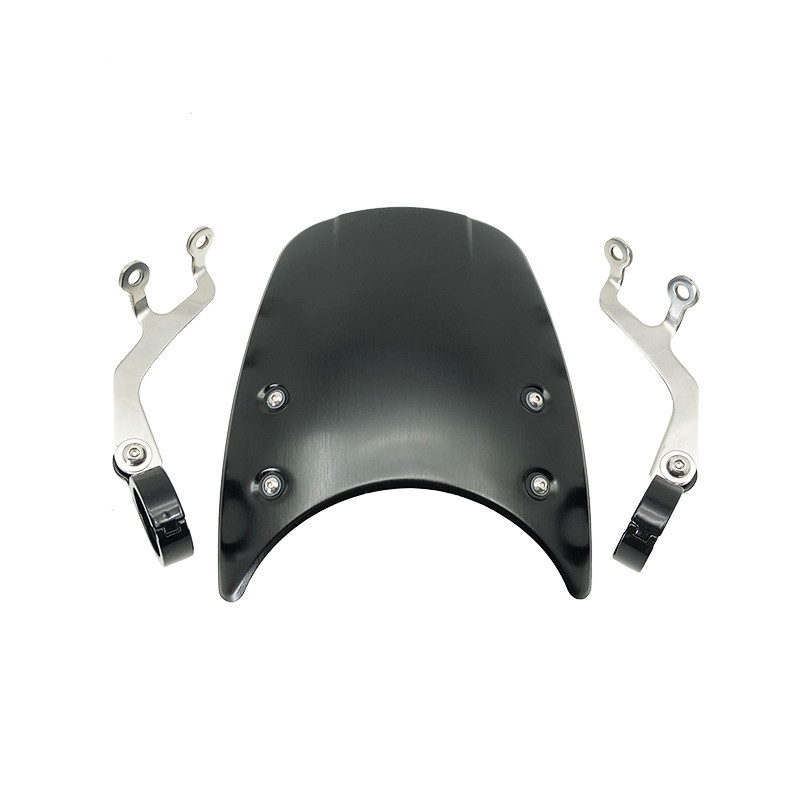 За Indian Scout 2015-2020 2018 2019 Scout Sixty/Scout Bobber Мотоциклет Алуминиев дефлектор за вятър Предно стъкло Предно стъкло 39mm-41mm