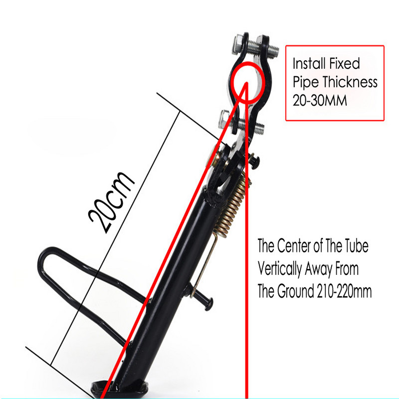 Bočný stojan na motocykel B417, stojan, bočný stojan, parkovacie nohy a pružiny pre motokros, buginu, terénnu motorku, štvorkolku atď.