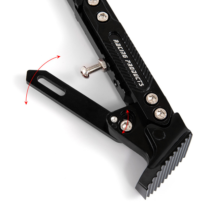 Mootorratta tugijalg Reguleeritav jala külgtoe parkimistugi elektrimootorratta parkimiseks Jala külgtoe tugijalg